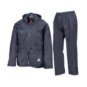Result Unisex Adult Waterproof Jacket And Trousers Set / Navy